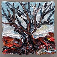 Harry Meyer, Baum Winter, 2013, 15 x 15 cm